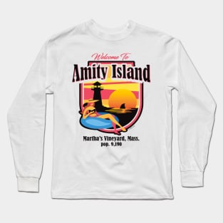 Welcome to Amity Island Long Sleeve T-Shirt